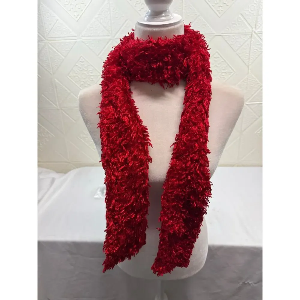 SKU3026 Super Soft Red Fashion Scarf 4